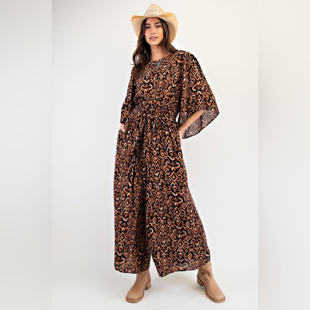 #228 CLOSEOUT FIRM 🌸New! Easel Boho Wide Leg Jumper